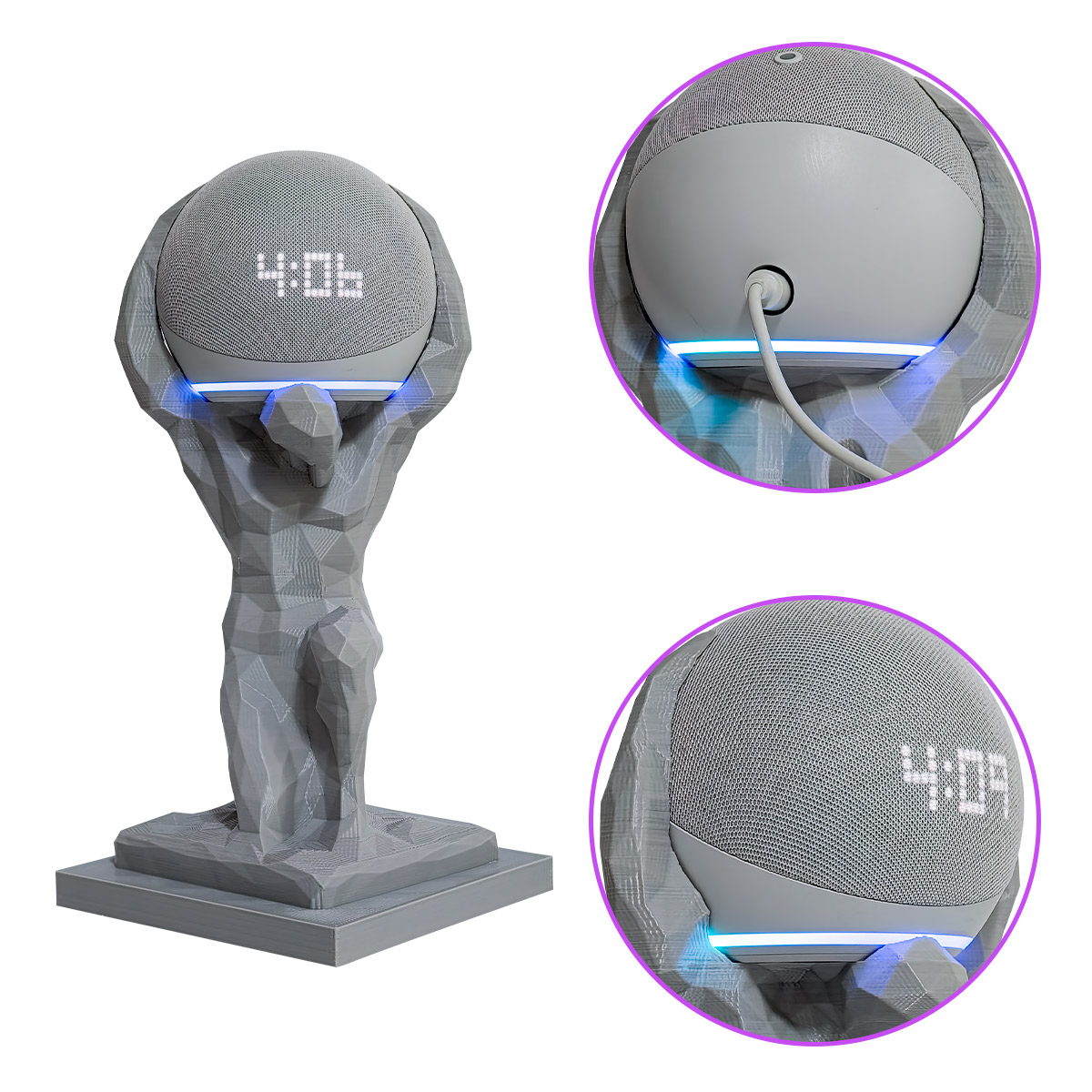 Soporte para Alexa Echo Dot Tipo Atlas impremli