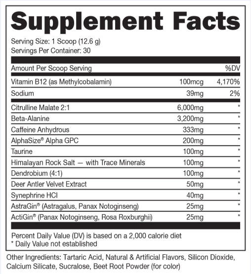 Woke AF - High Stimulant Pre-Workout-Woke AF - Pre-entrenamiento con alto contenido de estimulantes