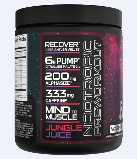 BAMF High Stimulant Nootropic Pre-Workout-Pre-entrenamiento nootrópico con alto contenido de estimulantes BAMF