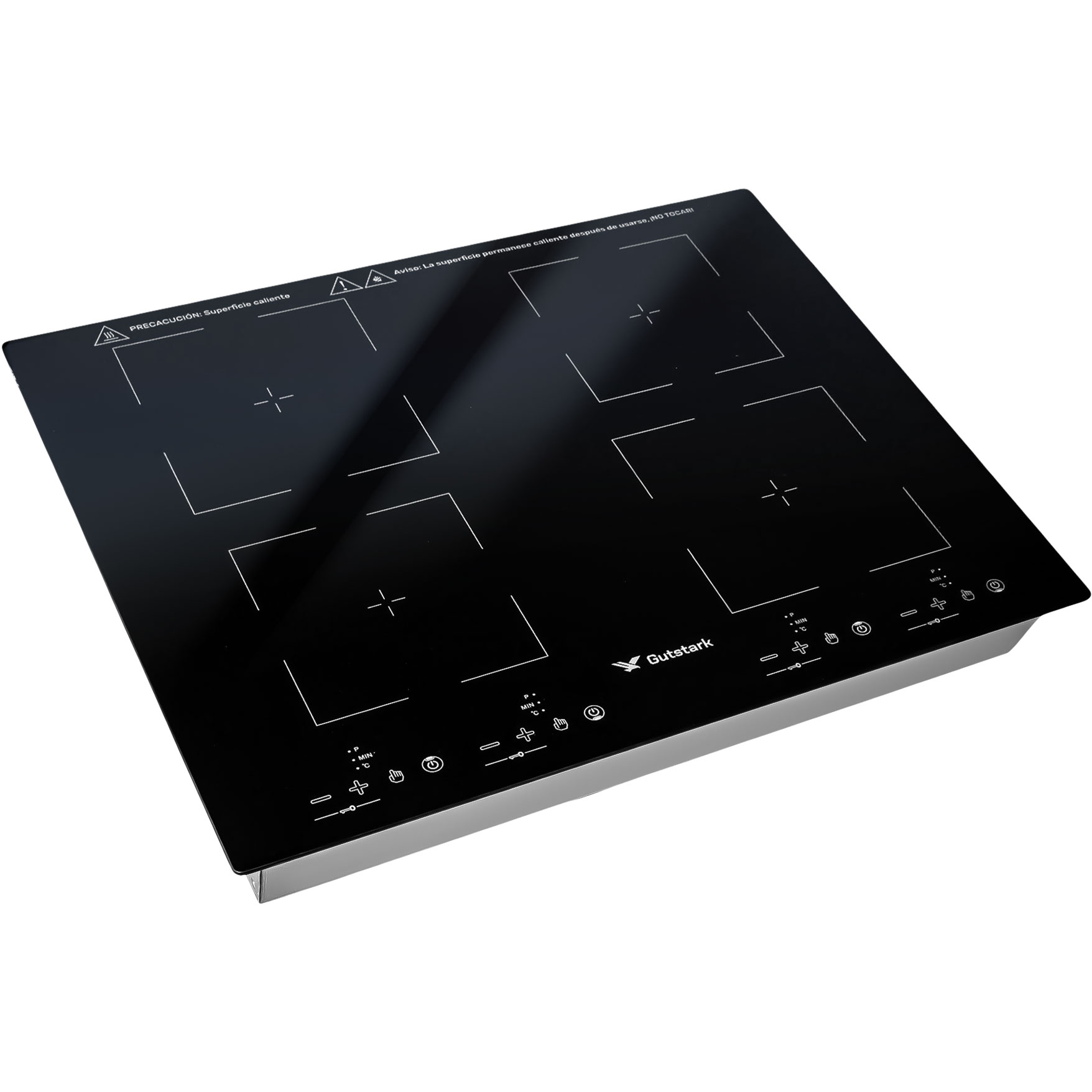 Parrilla Induccion Electrica Empotrable 4 Zonas 4000w Tactil Gutstark Home