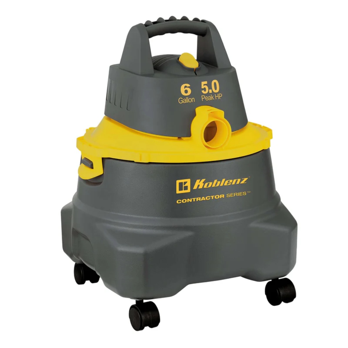 Aspiradora Koblenz WD-6C212 Seco-Mojado 6Gal 5.0 HP Gris/Amarillo SYP-Y7
