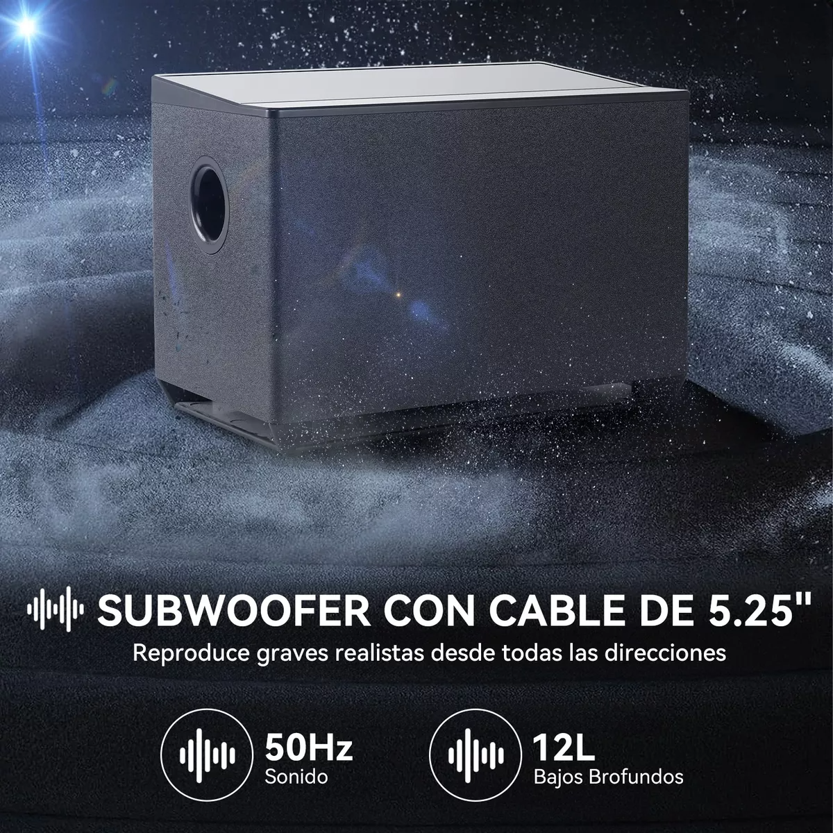 Home Theater 100w Barra De Sonido Y Subwoofer Con Bluetooth