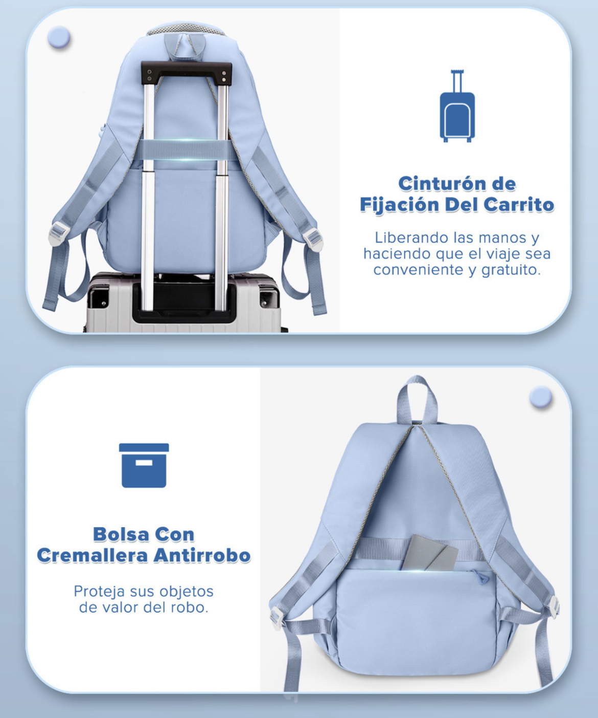 Mochila Escolar Viaje Bolsa Para Laptop 15.6 Hombres Antirrobo Negro lforu Backpack-02 30L
