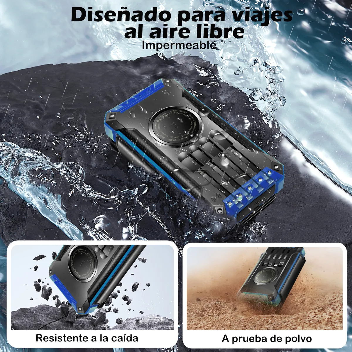 Bateria Portatil 40,000mah 5 Páneles Solares