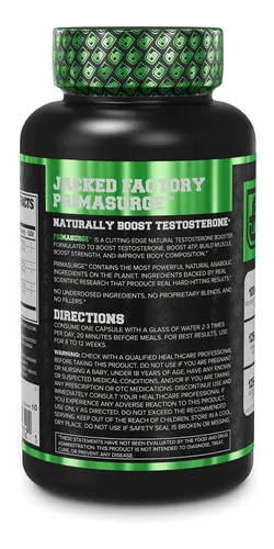 PRIMASURGE TESTOSTERONE BOOSTER w/PrimaVie® 60 cap - POTENCIADOR DE TESTOSTERONA PRIMASURGE CON PrimaVie®
