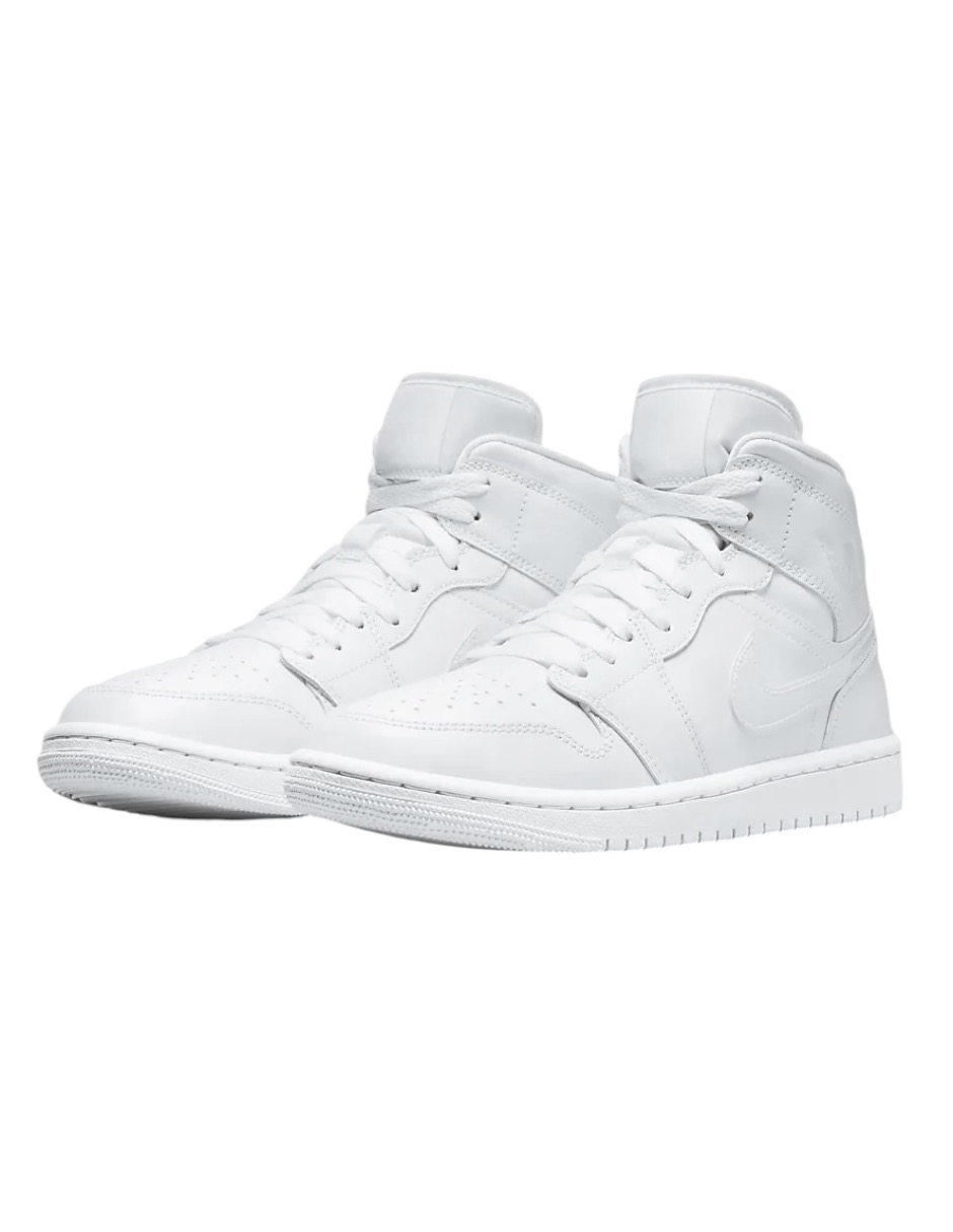TENIS AIR JORDAN 1 MID COLOR BLANCO