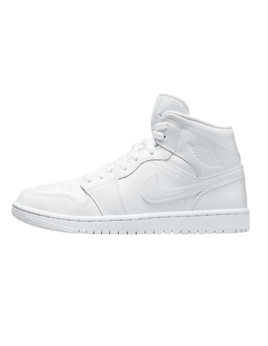 TENIS AIR JORDAN 1 MID COLOR BLANCO