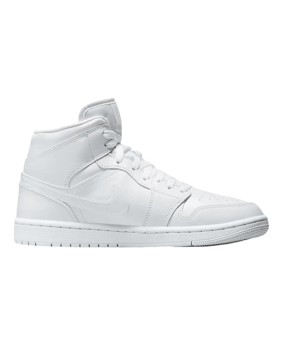 TENIS AIR JORDAN 1 MID COLOR BLANCO