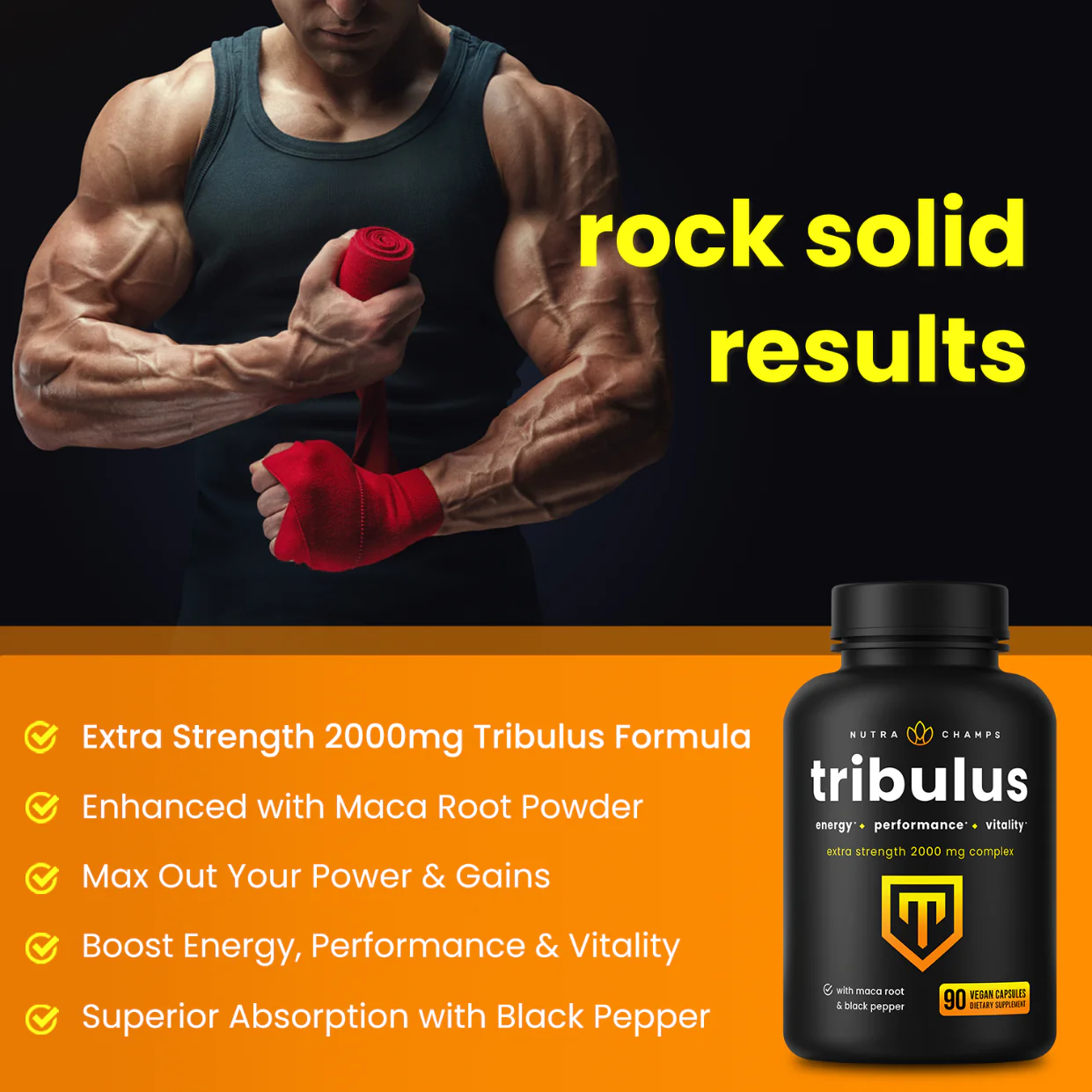 Tribulus Más Rendimiento en el Gimnasio 90 cap