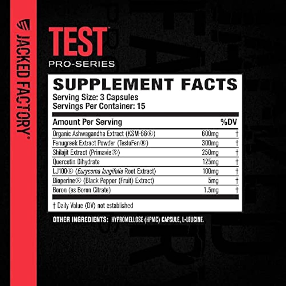 Jacked Factory Testosterone Booster 90 cap - Potenciador de testosterona Jacked Factory  