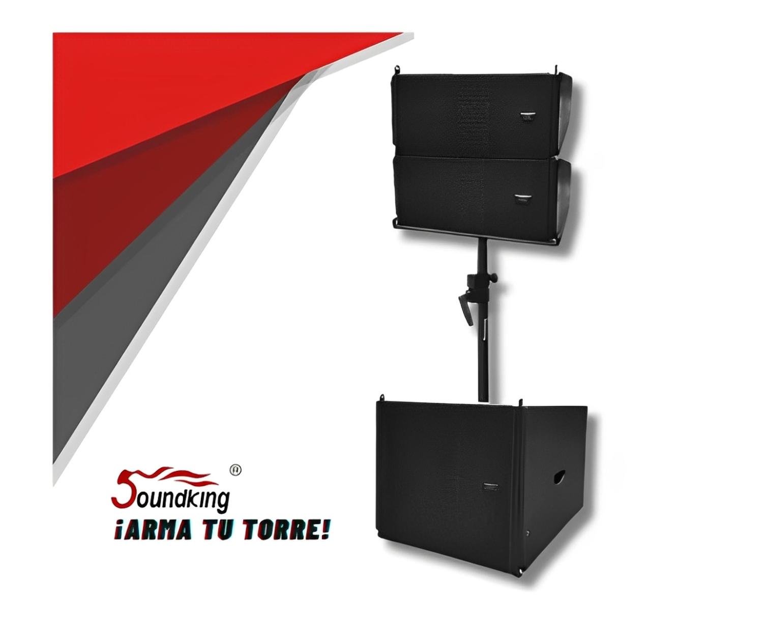 Line Array Activo 2 vias de 6.5 130 dB Soundking GL206A 
