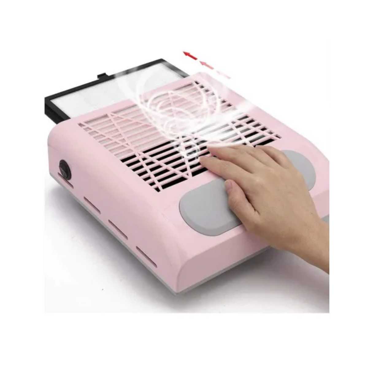 Extractor Aspiradora De Polvo Acrilico Y Olores Con Bolsa Color Rosa
