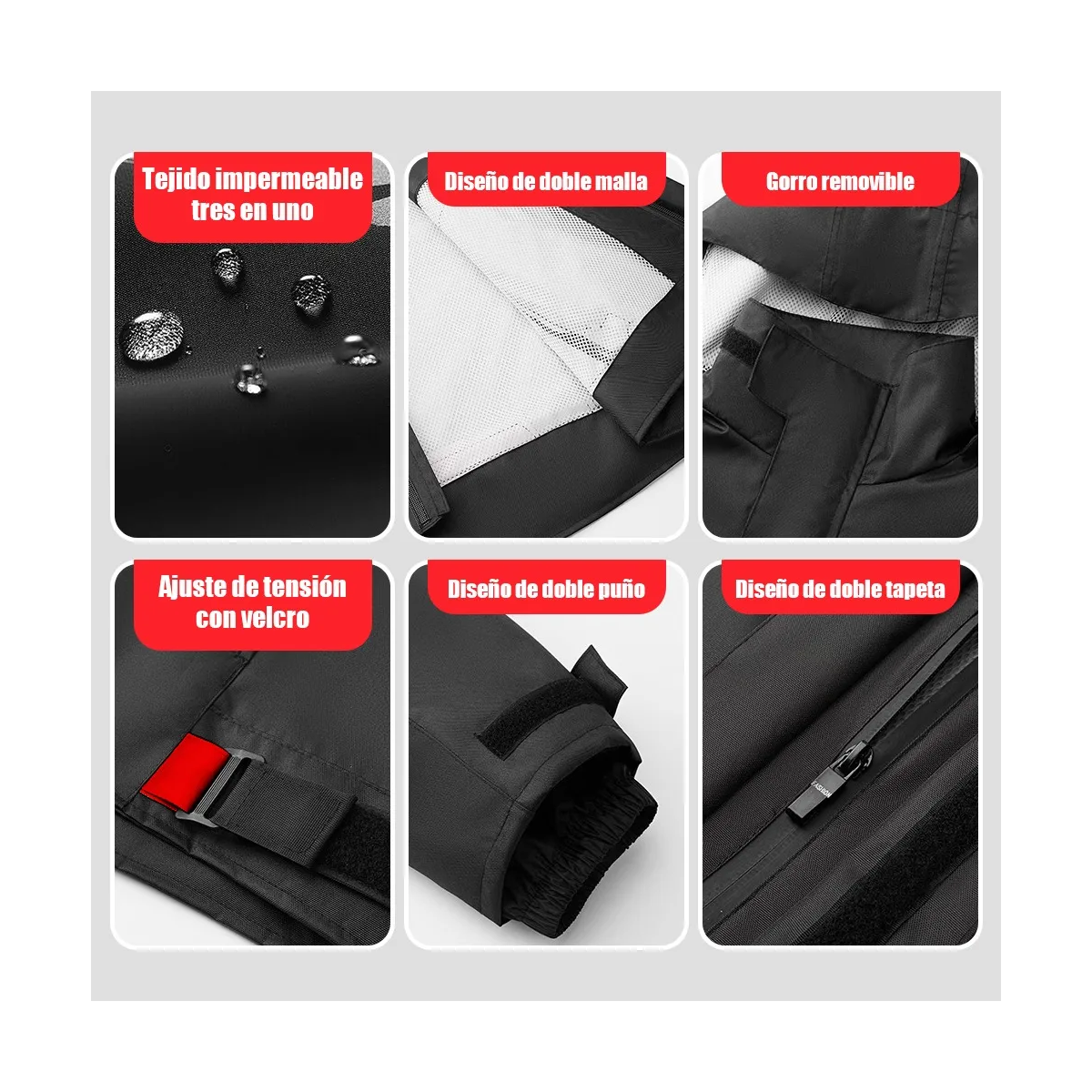 Impermeable Chubasquero Para Motos De Alta Gama Talla XXXL