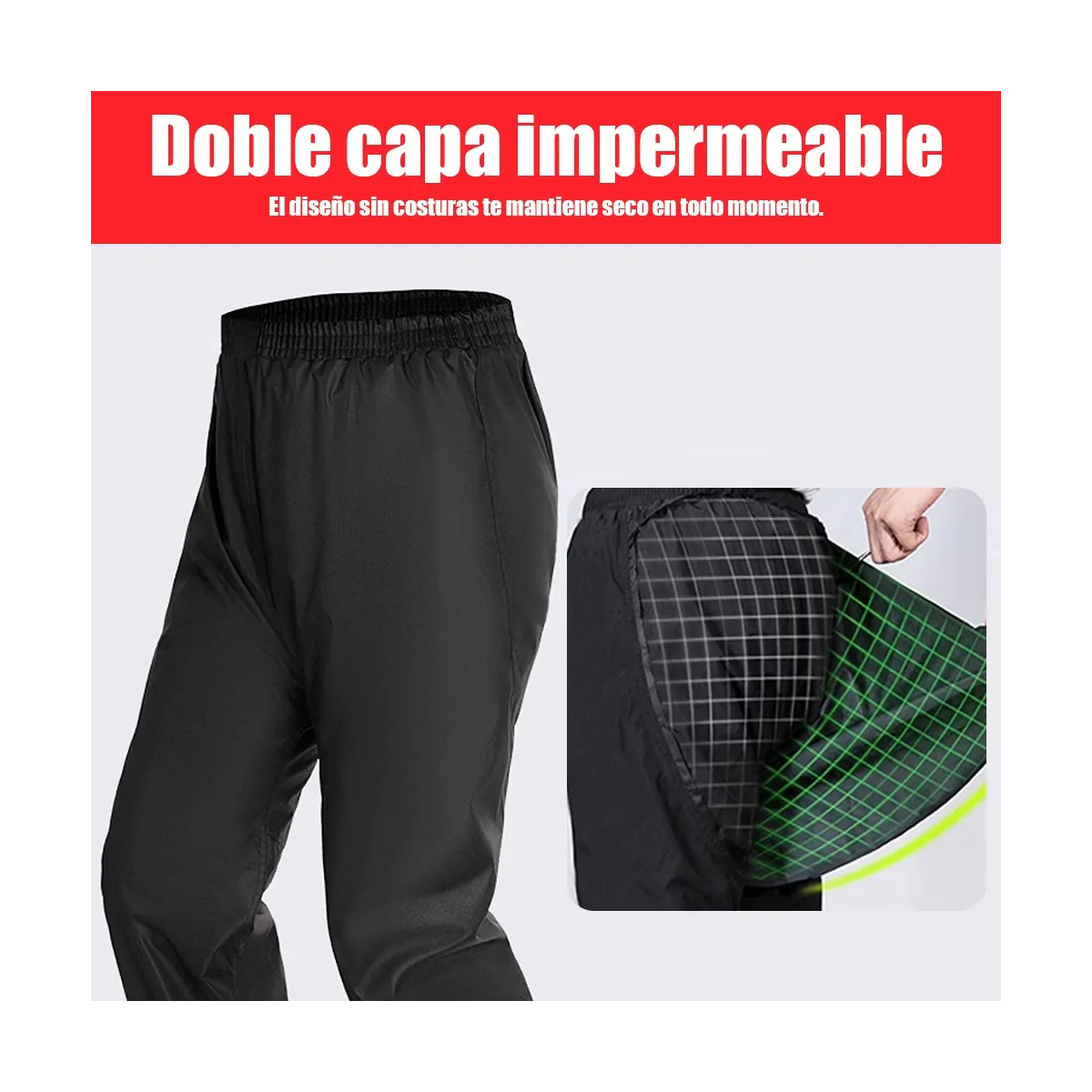 Impermeable Chubasquero Para Motos De Alta Gama Talla XXXL