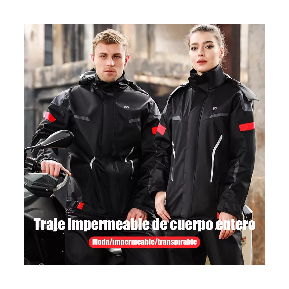 Impermeable Chubasquero Para Motos De Alta Gama Talla XXXL