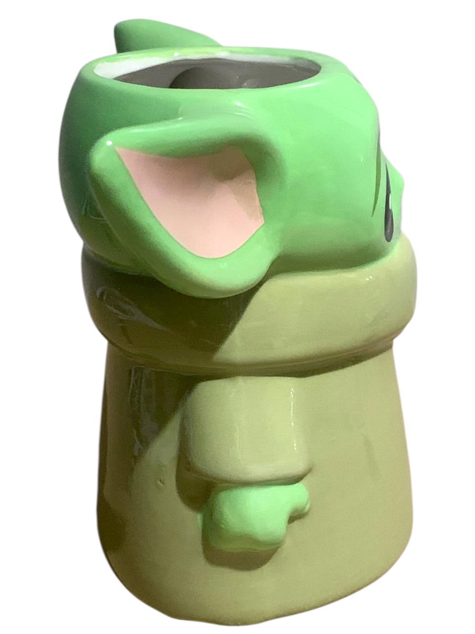 Baby Yoda Taza 3D Grogu Str Wars Mandalorian Tarro Mando Ceramica Capacidad 591 ml