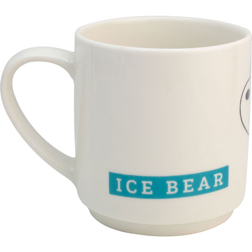 Osos Escandalosos Set 3 Tazas Apilables De Cerámica 330 Ml con Caja de Regalo