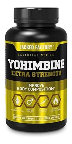 YOHIMBINE - SUPLEMENTO DE EXTRACTO DE CORTEZA DE YOHIMBE PREMIUM PARA LA RECOMPOSICIÓN CORPORAL