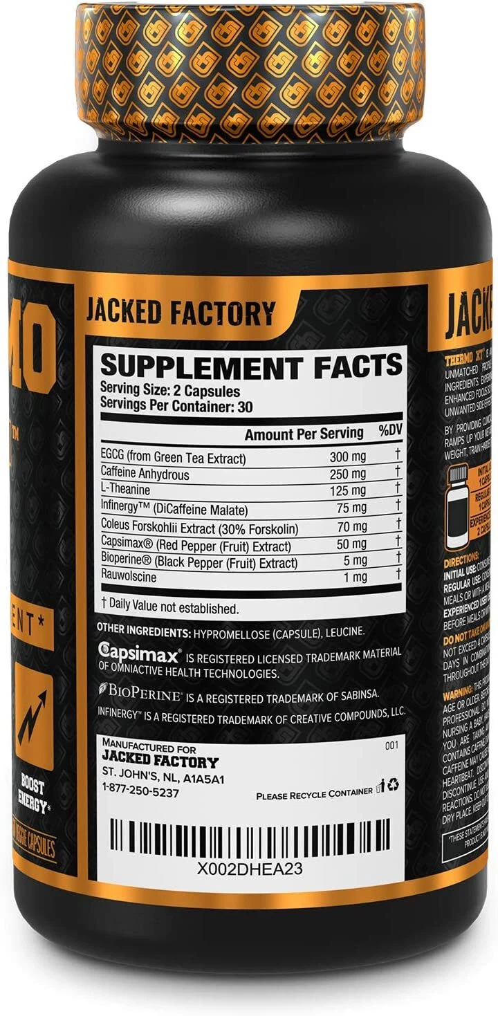 Thermo XT Fat Burning Agent 60 cap - BURN-XT suplemento de pérdida de peso