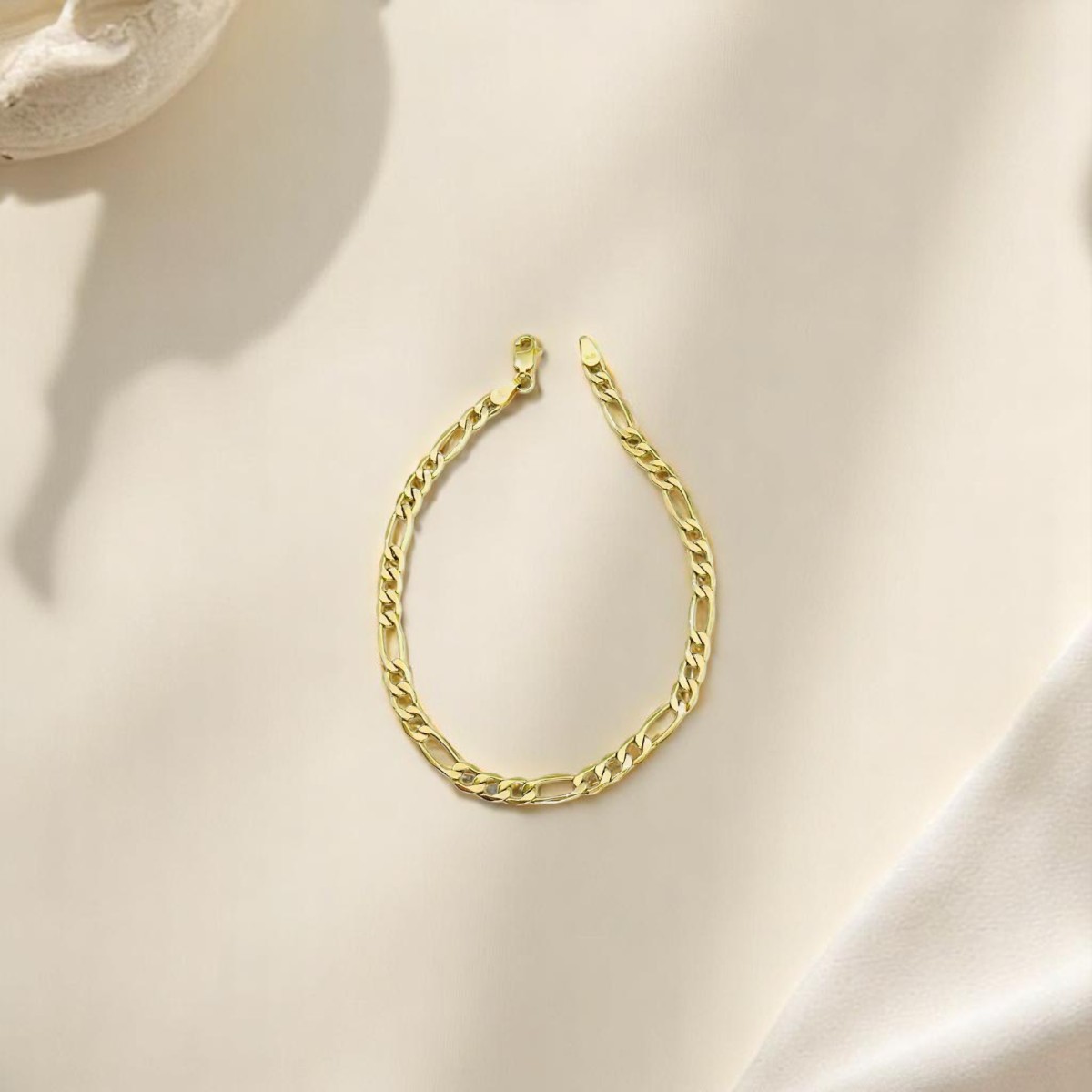 Pulsera Estilo 3x1 En Oro De 10 Kilates + Regalo
