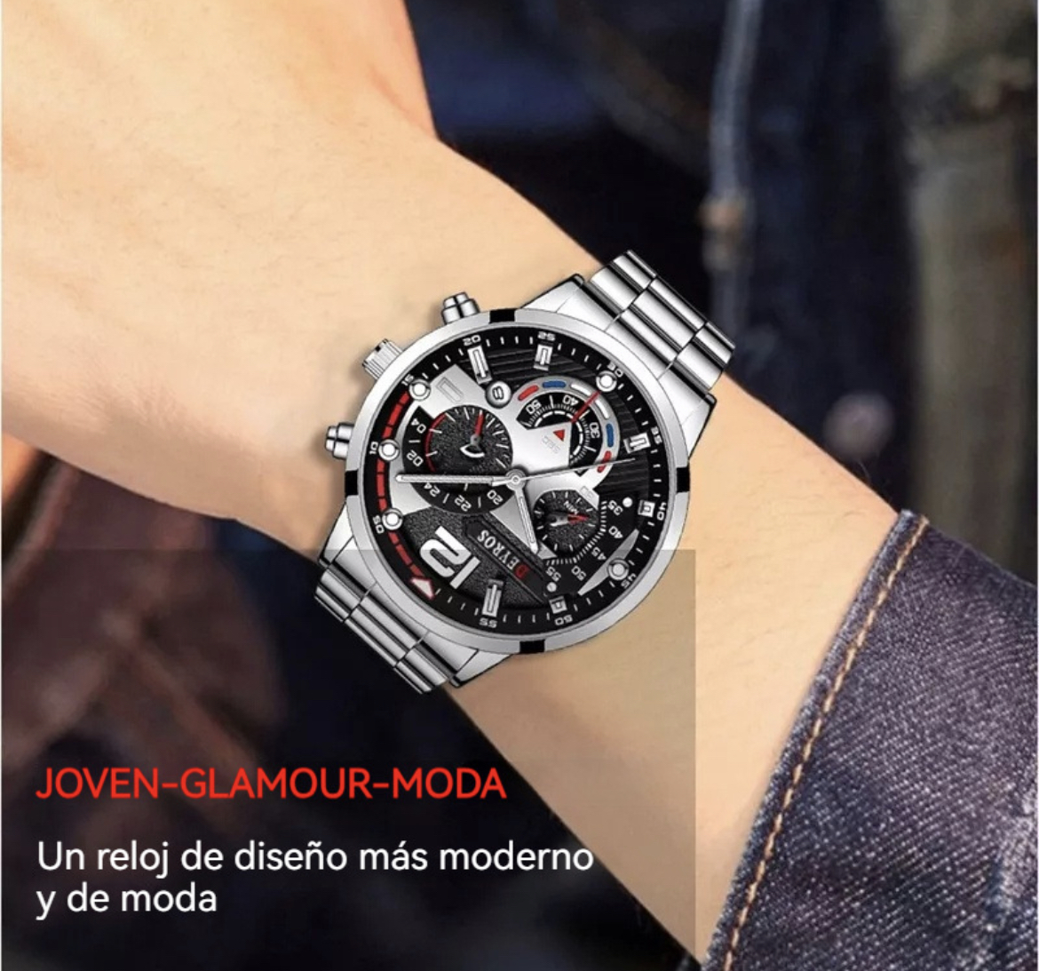 Relojes De Cuarzo Casuales Impermeables Para Hombre