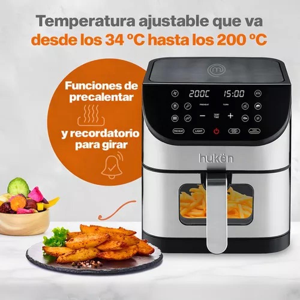 FREIDORA AIRE MASTERCHEF MK-AF 6 LTS PANTALLA TEMP Y TIEMPO