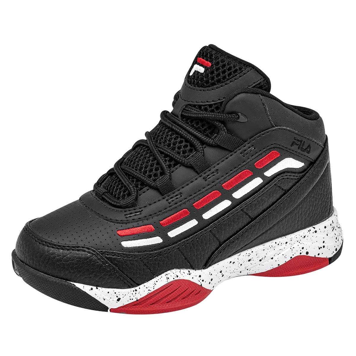 TENIS DEPORTIVO DE BOTA Spitfire FILA PARA MUJER COLOR NEGRO 3BM017920