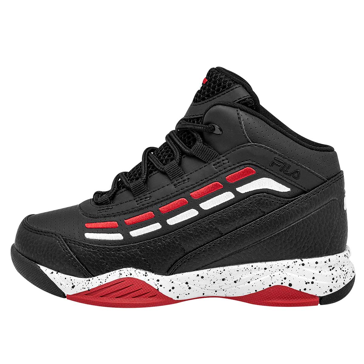 TENIS DEPORTIVO DE BOTA Spitfire FILA PARA MUJER COLOR NEGRO 3BM017920