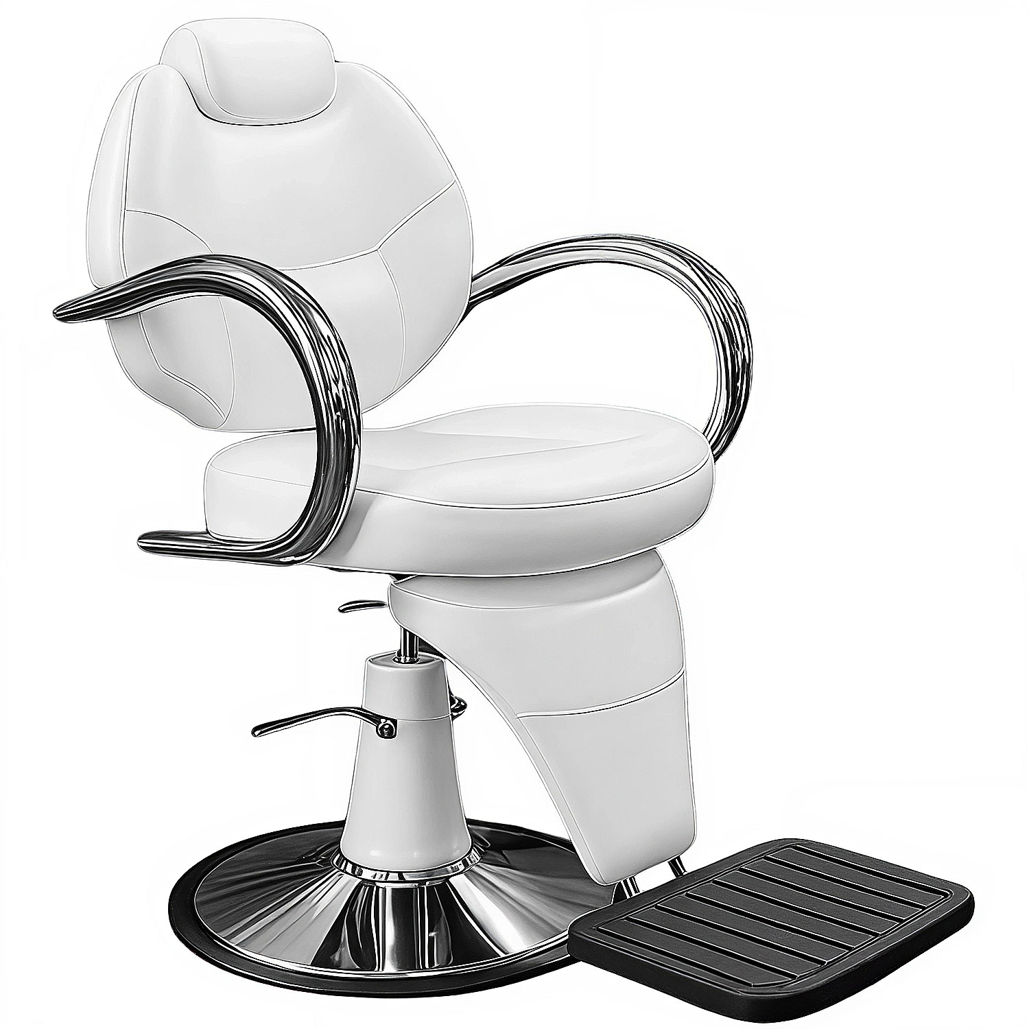 Silla estetica sillon hidraulico barberia reclinable salon spa premium