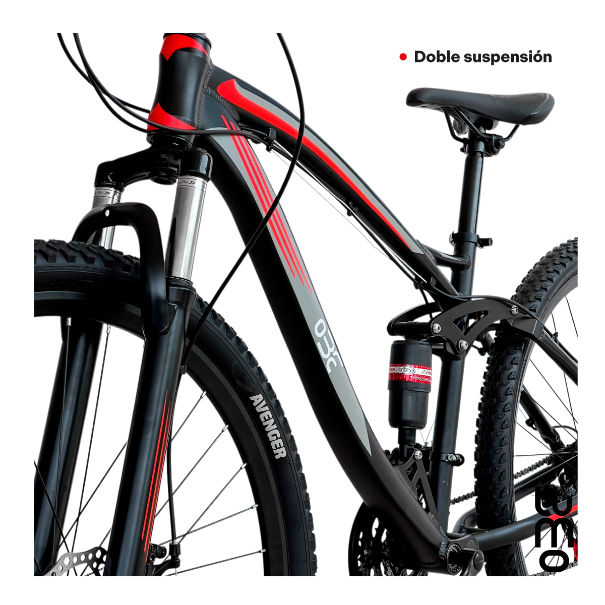 Bicicleta De Montaña Aluminio Doble Suspensión R29 Shimano