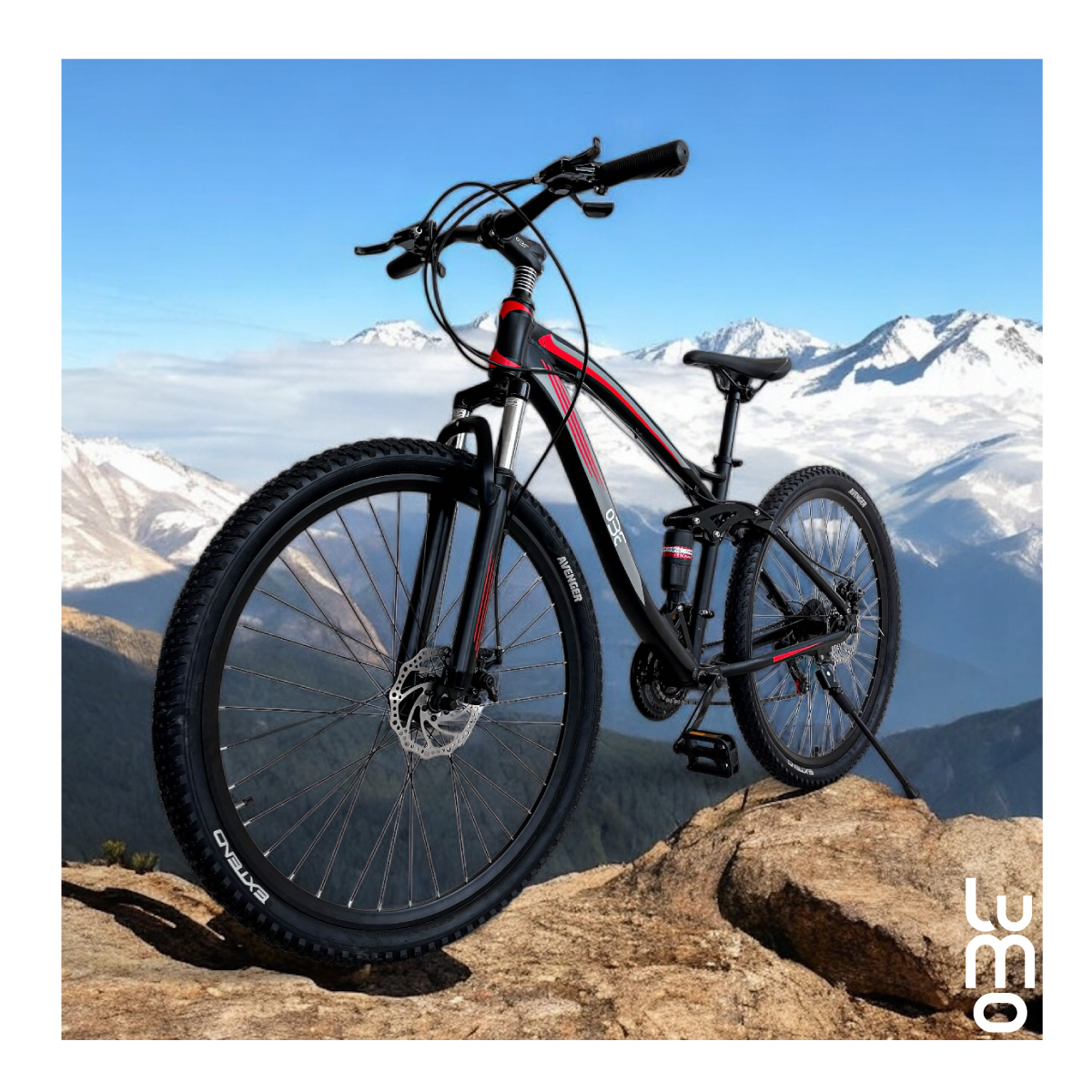 Bicicleta De Montaña Aluminio Doble Suspensión R29 Shimano