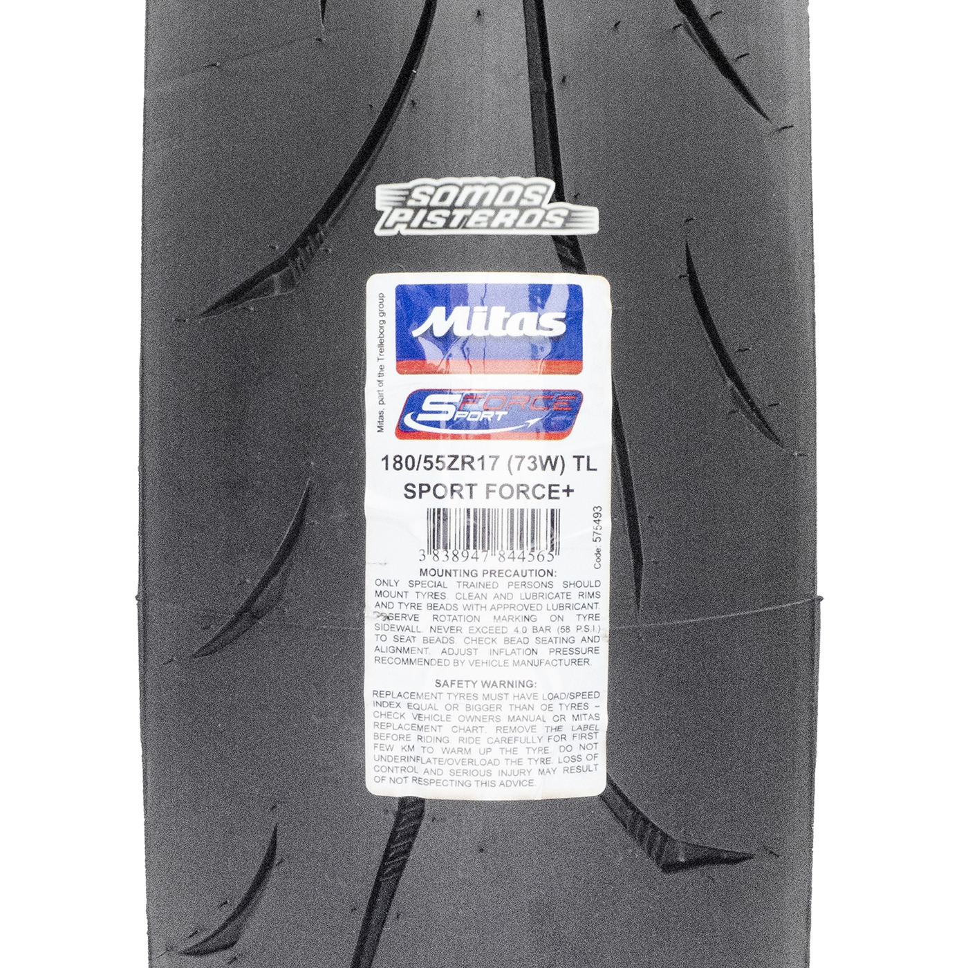 Llanta Mitas 180/55 R17 270 Sportforce Plus R6R GSXR CBR ZX6