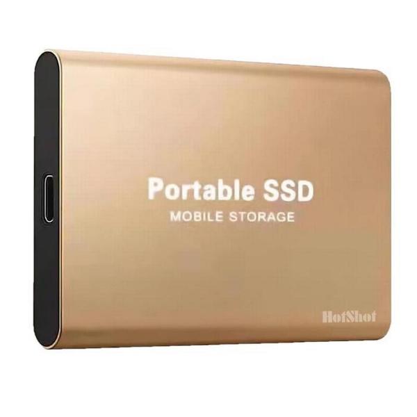 Disco Duro SSD Portátil USB 3,1 MXMDD-009 1 Pza 4TB Oro SSD Lectura 30 MBs Escritura 37 MBs USB-C Entrada USB-A-C Salida, SolidMini04TB-WIN