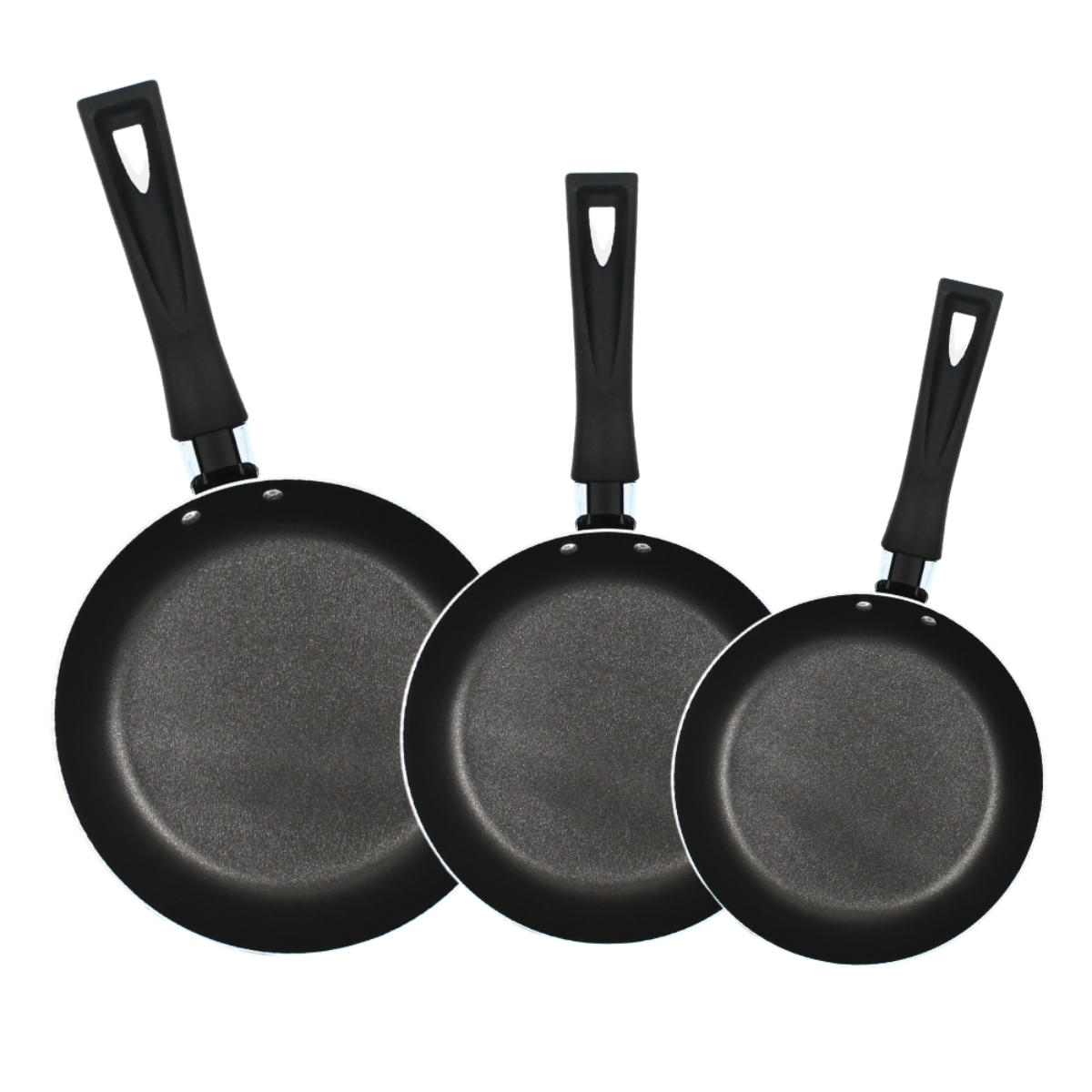 Juego de Sartenes Ekco/Vasconia 3 PACK NEGRO 20/24/30CM ORTY2