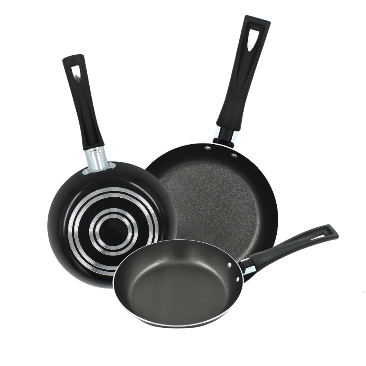 Juego de Sartenes Ekco/Vasconia 3 PACK NEGRO 20/24/30CM ORTY2