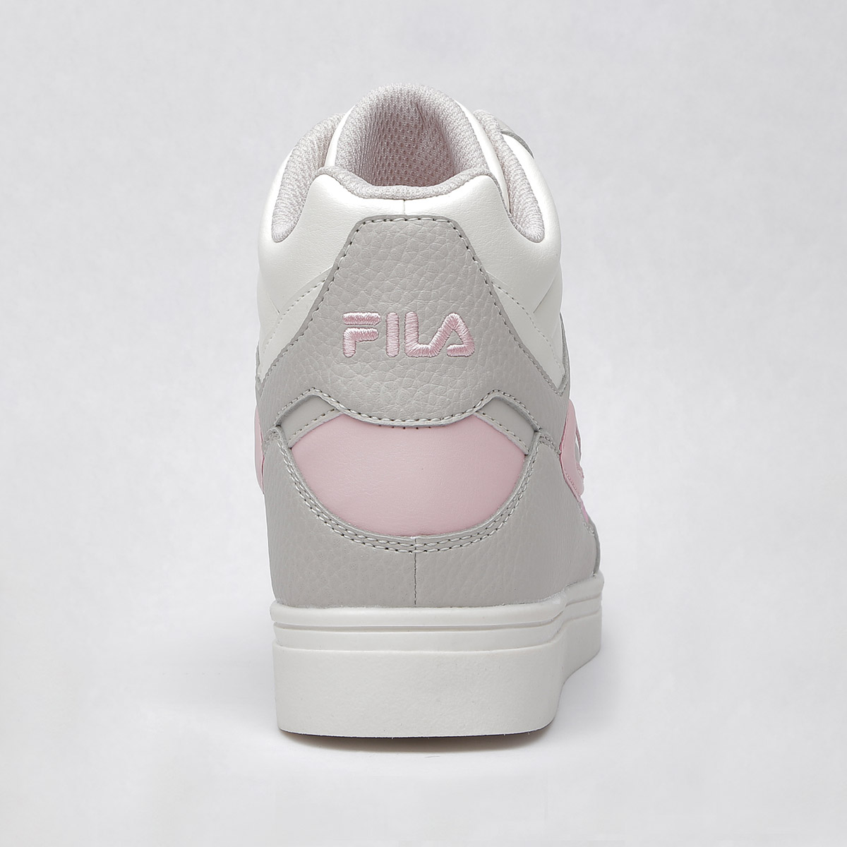 TENIS DE BOTA CASUAL Everge FILA PARA MUJER COLOR BLANCO GRIS ROSA 5FM018752