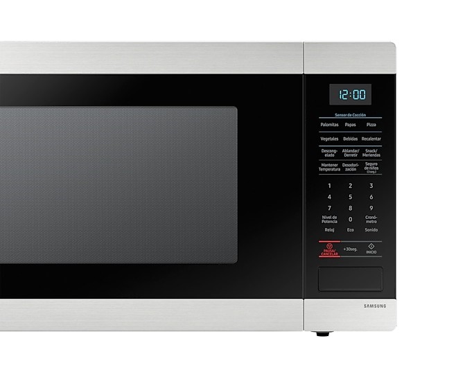 Horno De Microondas 1.9 Pies Cúbicos Samsung Acero Inoxidable MS19M8020AS/AX