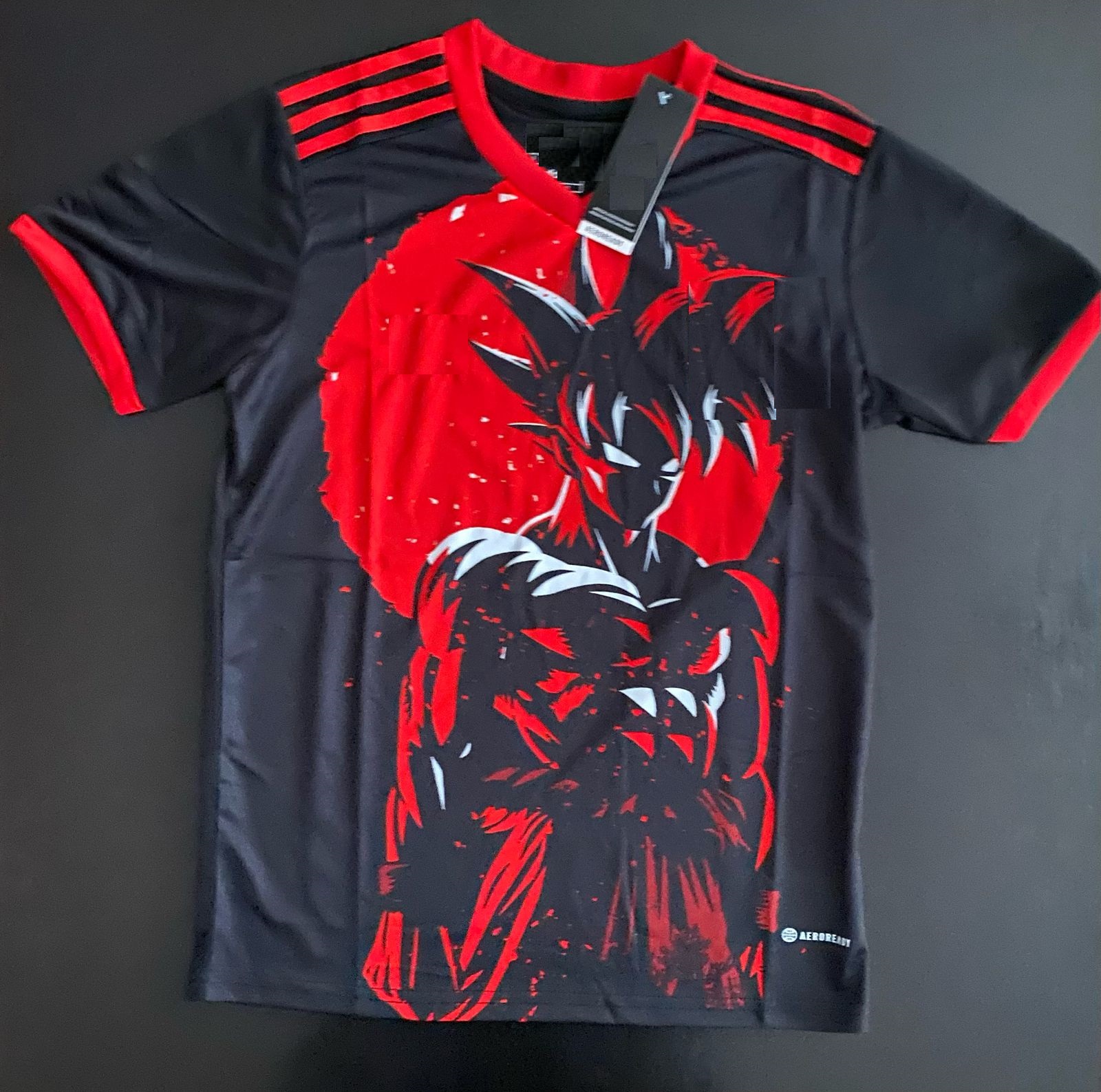 Jersey Anime Son Goku Edicion Especial Shadow Black  Talla M
