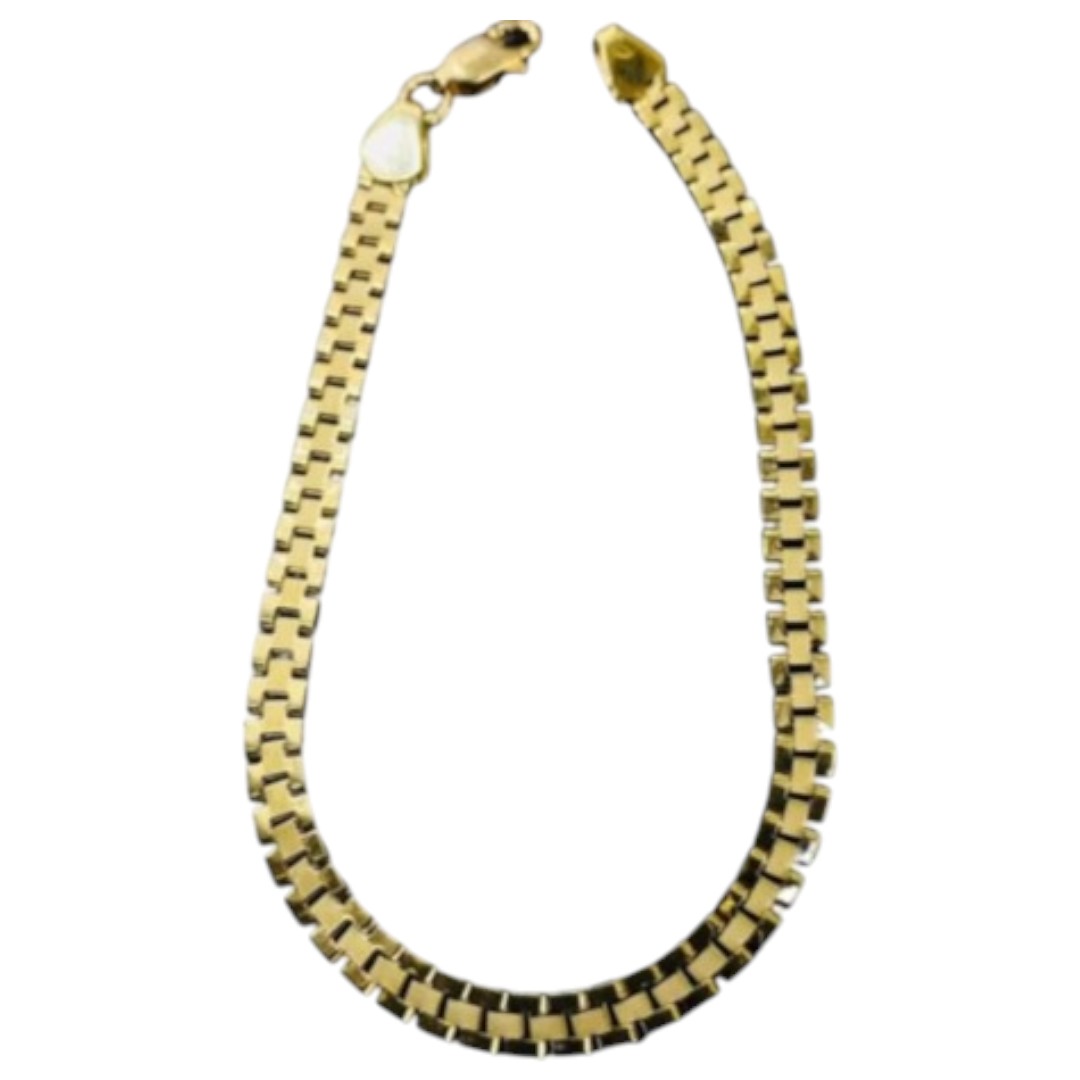 Pulsera Baby Rolex 21 Cm Oro 10 Kilates + Obsequio.