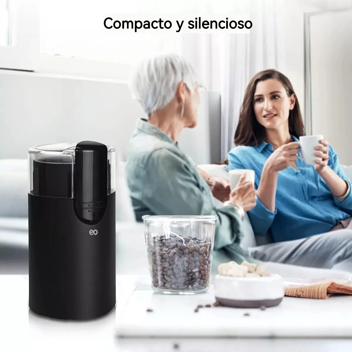 Moledor Molinillo Eléctrico Para Granos De Café Y Nuez 100g