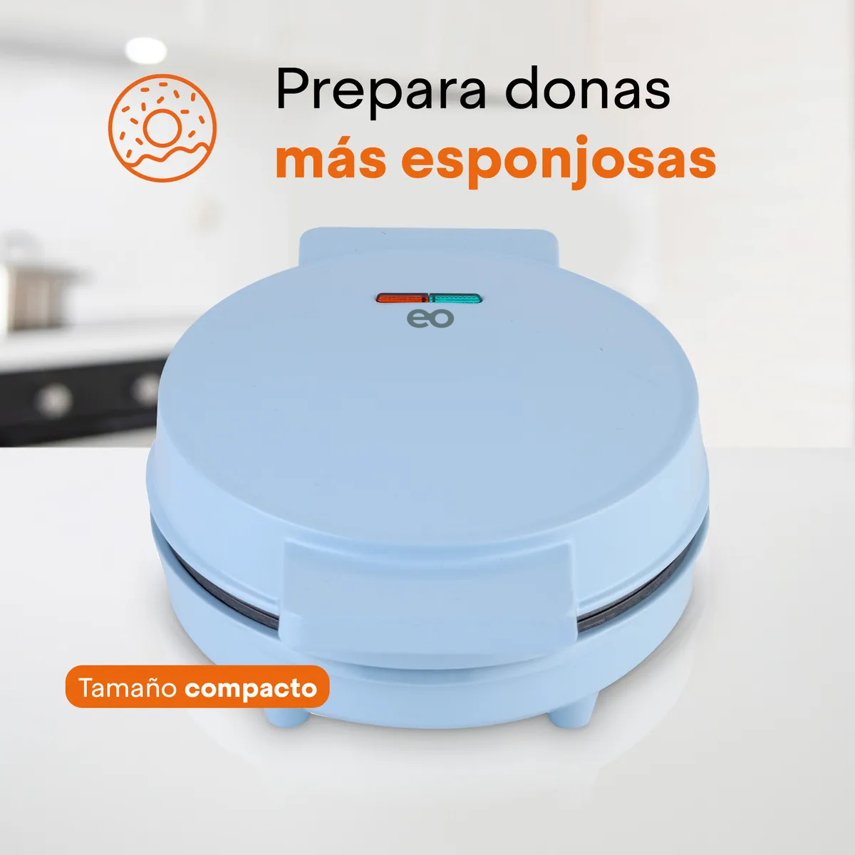 Máquina de donas 7 mini donas Azul