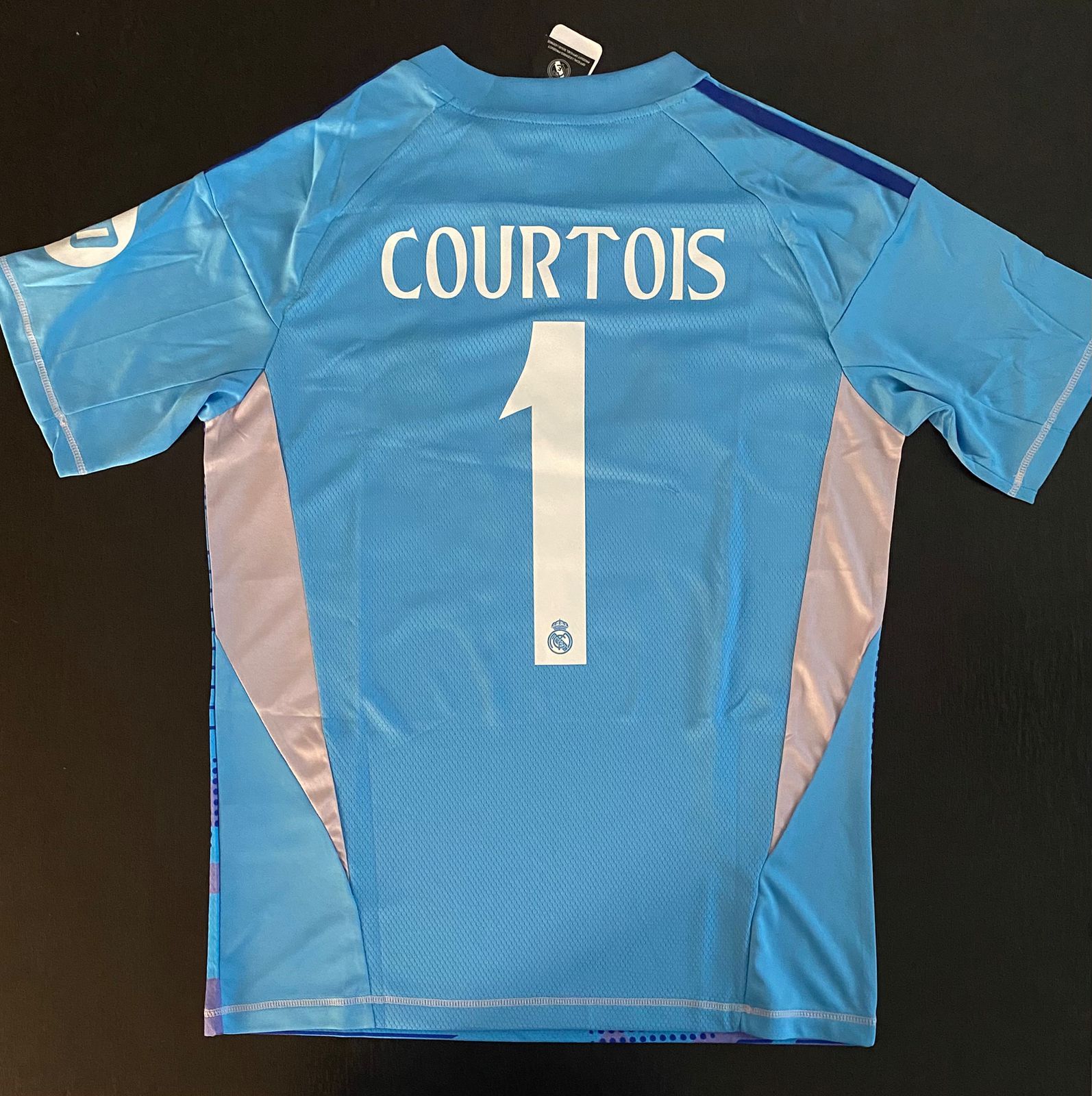 Jersey Courtois 1 Portero Arquero 2025 Titular Local Azul  Talla S