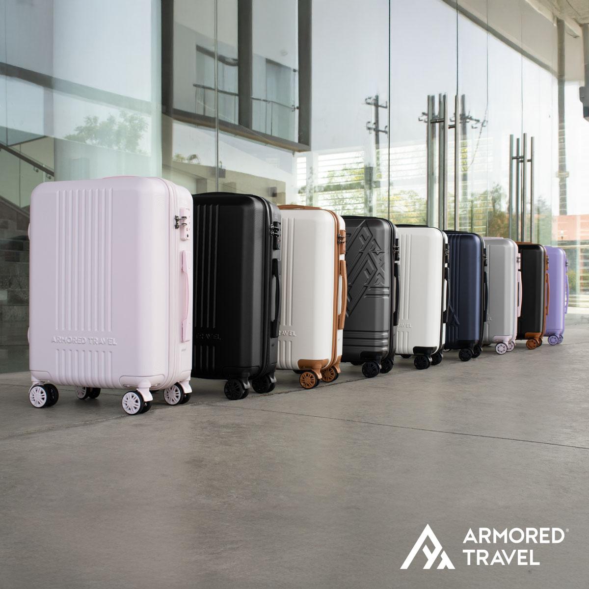 Maleta De Viaje Rígida Carry On De Mano Cabina Rosa 20 Pulgadas 10 Kg ABS doble refuerzo Con Candado Alta Seguridad Tsa Lock Armored Travel