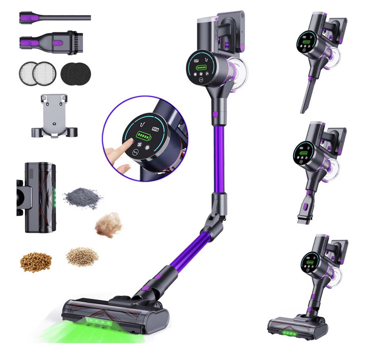 Daklsq Aspiradora Multifuncional Sin Bolsa 40000pa 550w 60Hz VC806