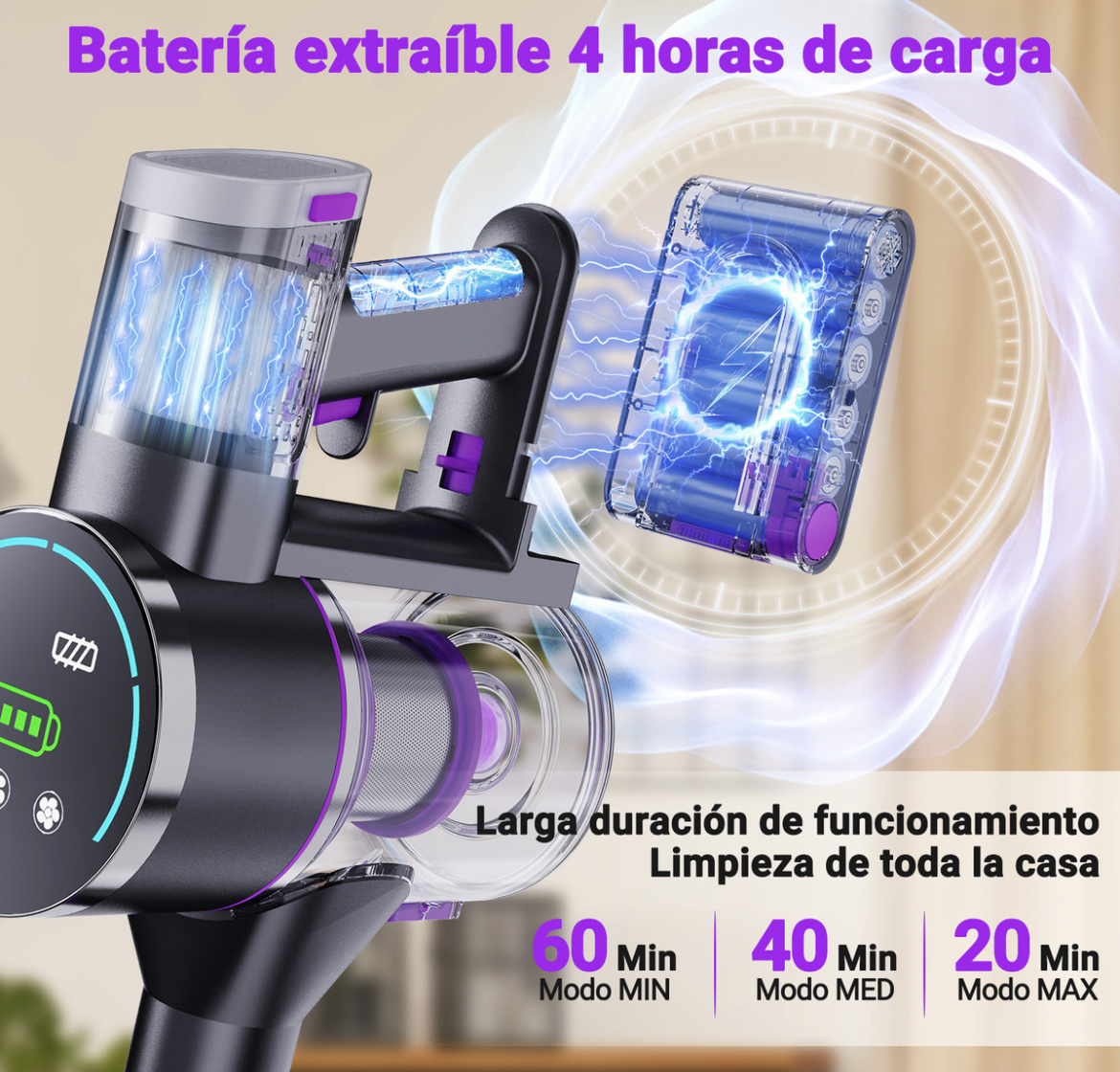 Daklsq Aspiradora Multifuncional Sin Bolsa 40000pa 550w 60Hz VC806