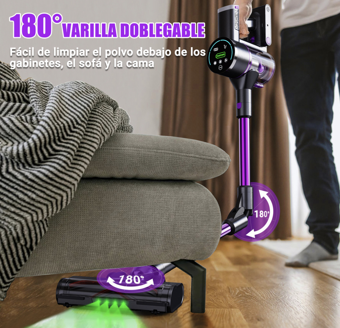 Daklsq Aspiradora Multifuncional Sin Bolsa 40000pa 550w 60Hz VC806