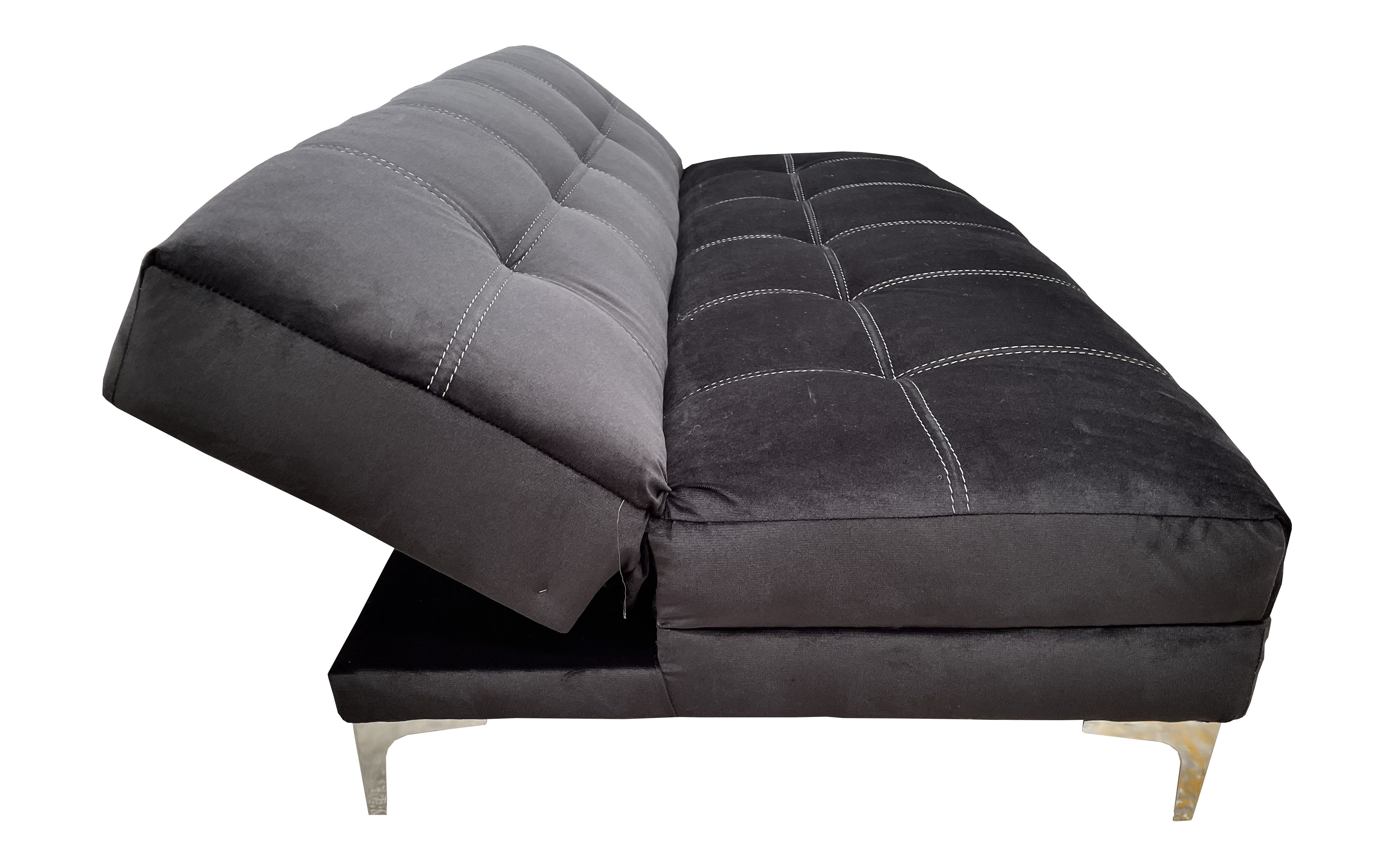 SOFA CAMA MADRID COLOR GRIS OXFORD 3 POSICIONES