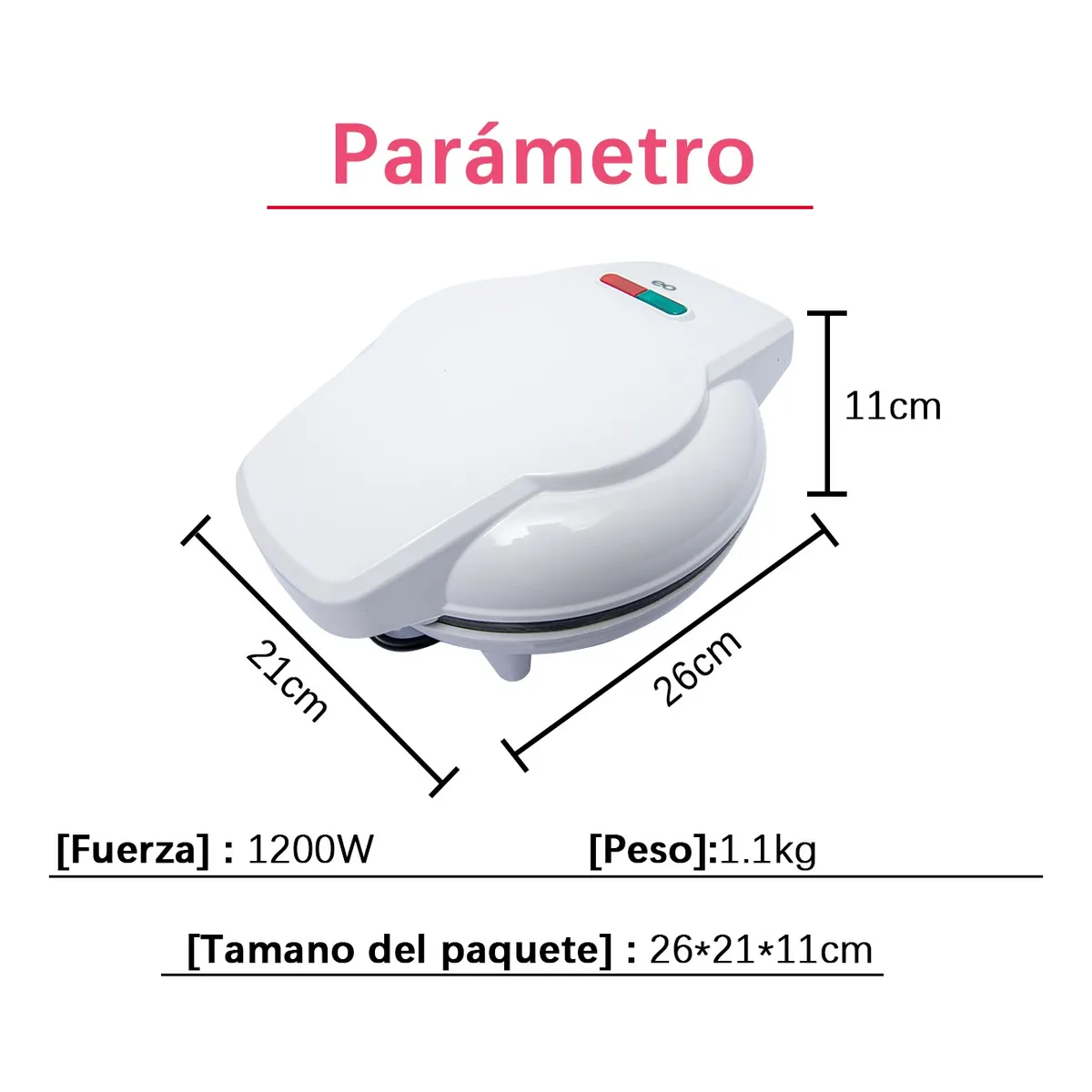 Máquina De Donas 1200w Blanco