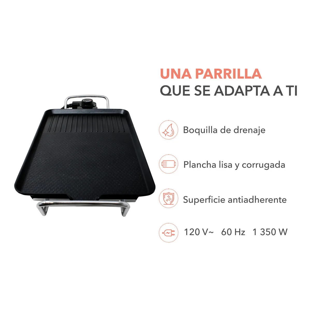Plancha Antiadherente Color Negro