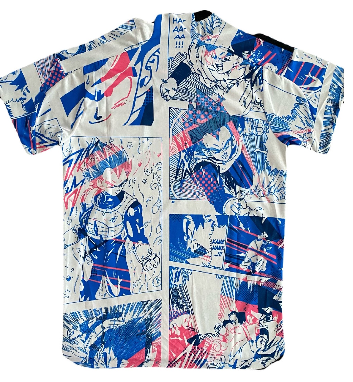 Jersey Anime Goku Vegeta Edicion Especial Blue Pink   Talla L